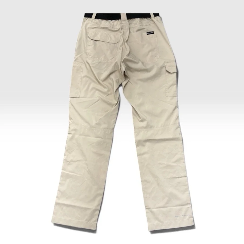 Columbia Men's Cargo Pants with Belt Size 28W 30L Hiking Outdoors Fishing